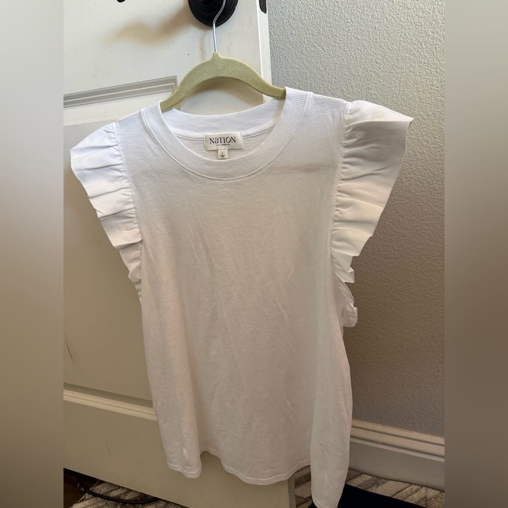 Nation Los Angeles White Tee